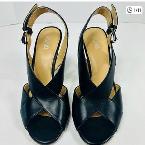 Michael Kors Shoes Mariana Sling Peep Toe
Stiletto Heels Black Size 8